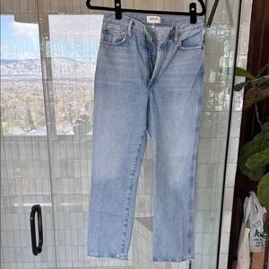 Light Blue women’s Agolde jeans Lana